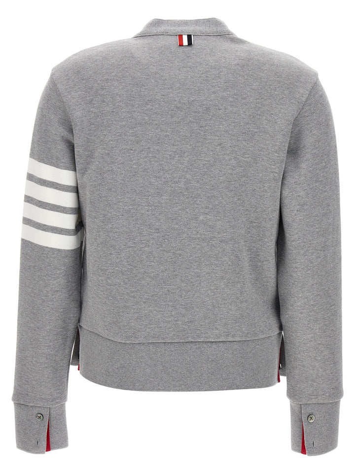 Thom Browne 4 Bar Cardigan Maglioni - Grigio | 9ae299d255092f28bf6a7def5f84bf6e93dbbc1e