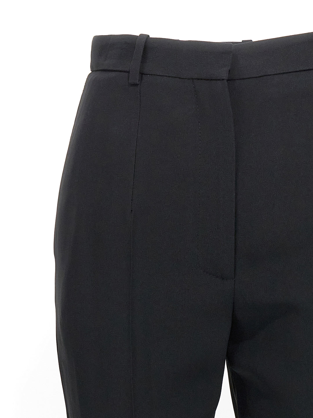 Mcqueen Crêpe Cigarette Pantaloni - Nero | 7176348e08d494781ee29b2f45228bed6ddcf7e3