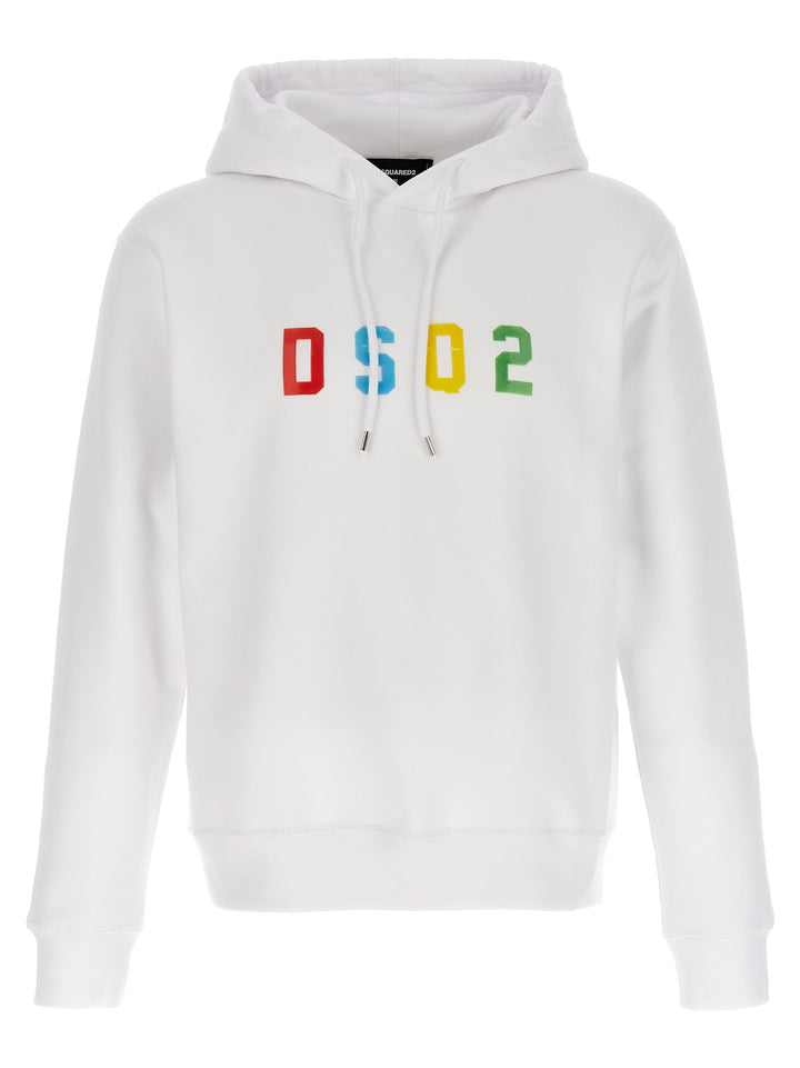 Dsquared2 Cool Fit Felpe - Bianco | 36fba2e5c6940dba44a3847ef1a3bf33ccdffdd5