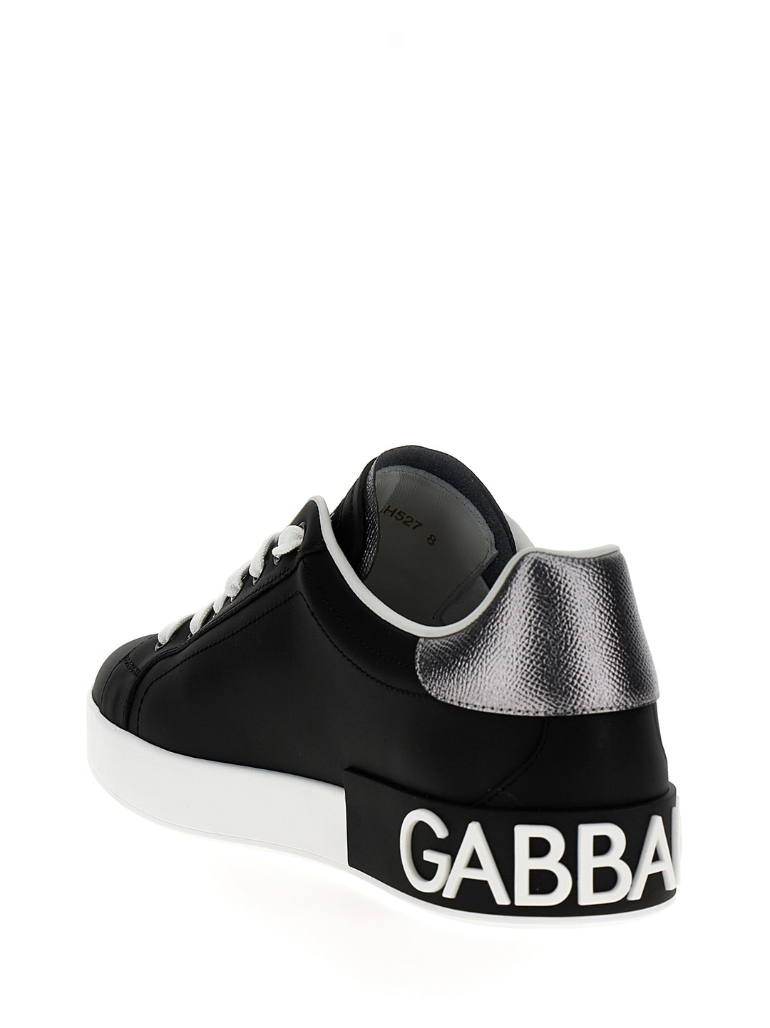 Dolce & Gabbana Portofino Sneakers - Bianco/Nero | fbafcc25486f10cdf53cb15a707eb95de0119a07