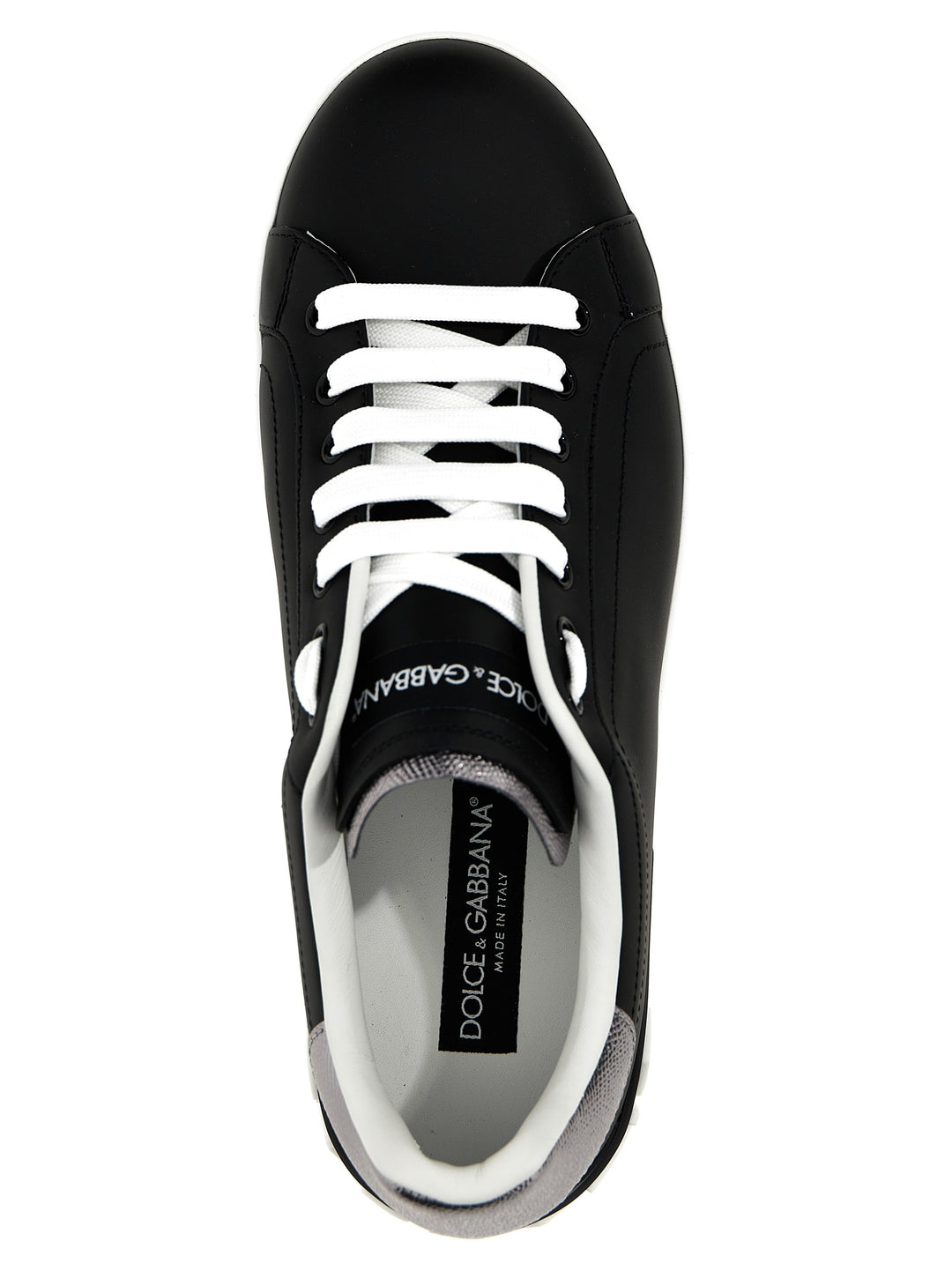 Dolce & Gabbana Portofino Sneakers - Bianco/Nero | 6201b15b063e91c7fdce8291409604b0470c288d