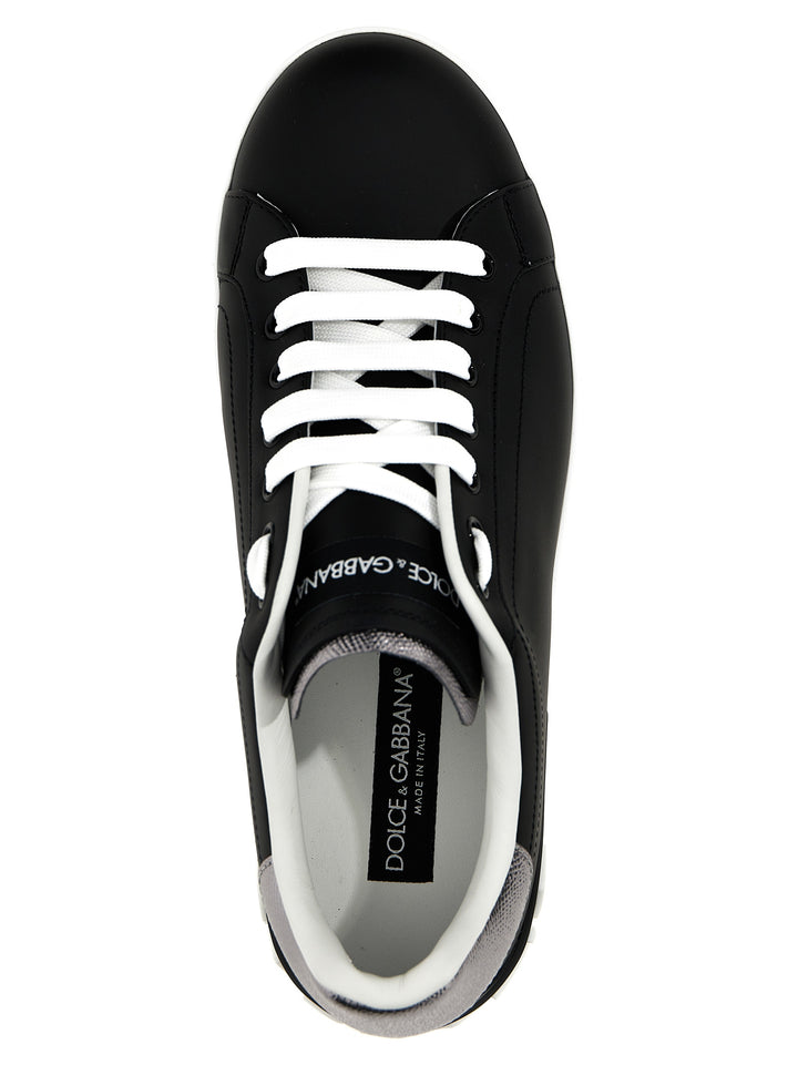 Dolce & Gabbana Portofino Sneakers - Bianco/Nero | 6201b15b063e91c7fdce8291409604b0470c288d