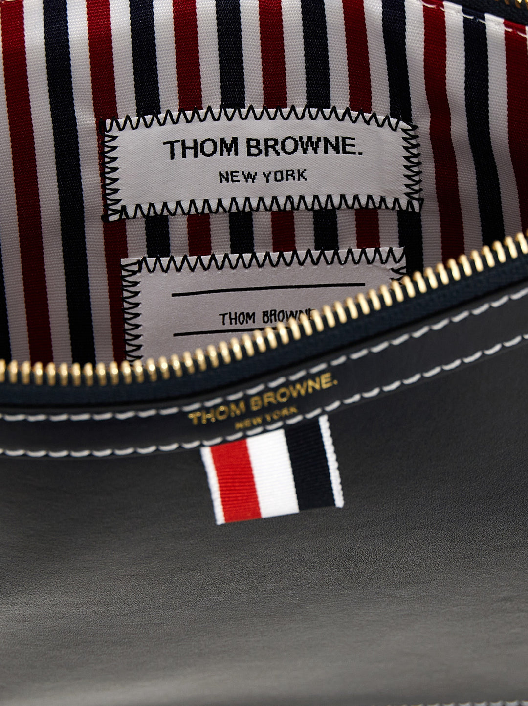 Thom Browne Small Document Pouch Clutch - Blu | 1740f153ebd76d1fe90db5e38bf4b19d4572197f