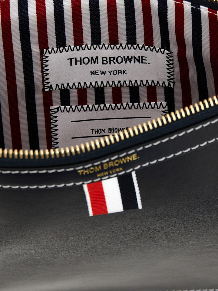 Thom Browne Small Document Pouch Clutch - Blu | 1740f153ebd76d1fe90db5e38bf4b19d4572197f