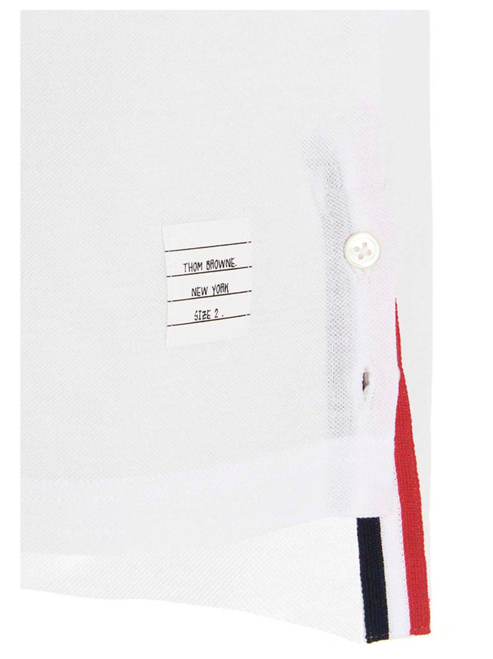 Thom Browne Rwb  Shirt Polo - Bianco | 7250e7bca126d99d105a6c0f3b37655efa897508