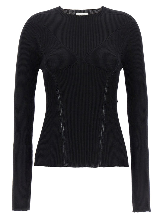 Ribbed Sweater Maglioni Nero