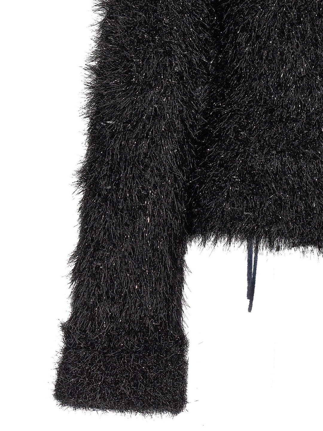 Victoria Beckham Cut-Out Lurex Sweater Maglioni - Nero | 74639eac14010de5924cad16e72941bc56f4316f