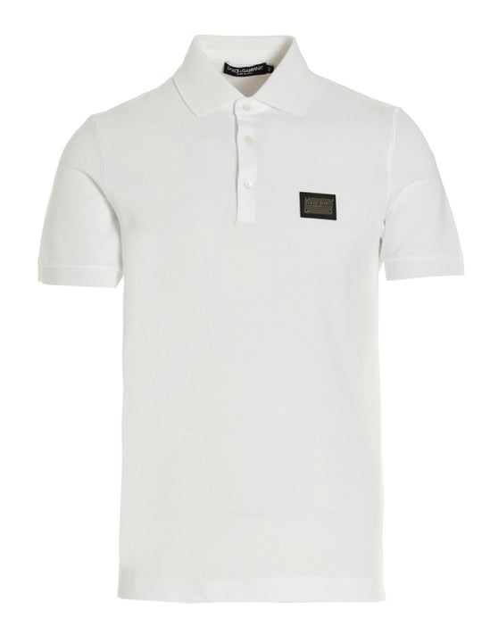 Dg Essential Polo Bianco