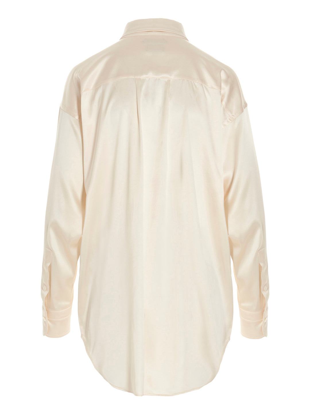 Silk Satin Shirt Camicie Bianco