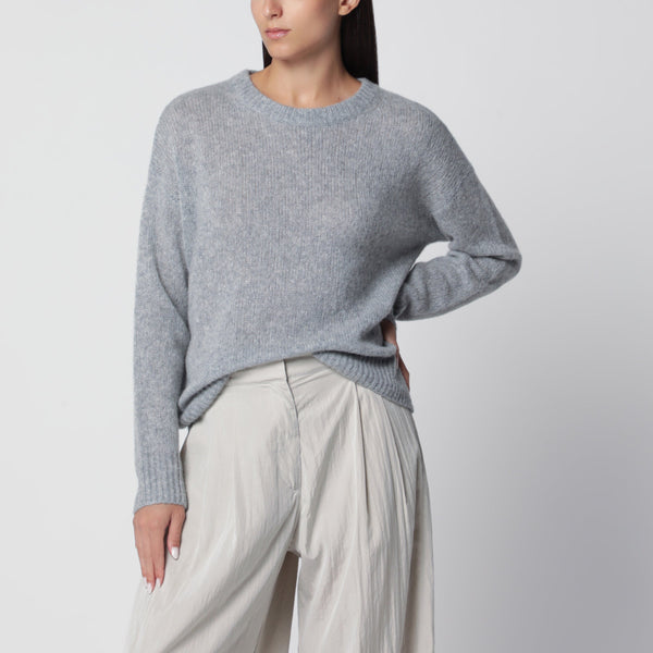 Grey Lova Cashmere And Silk Sweater