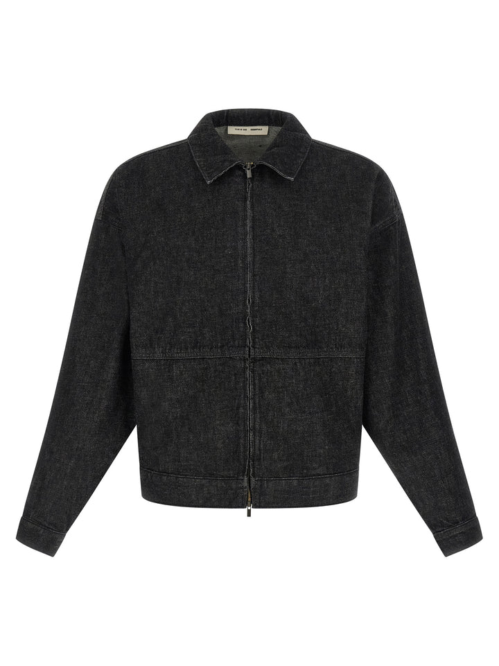 Fear Of God Essential Denim Work Puffer Jackets - Nero | 8e3388af4fa105f73d290b2fa47d2988e9fd38ca