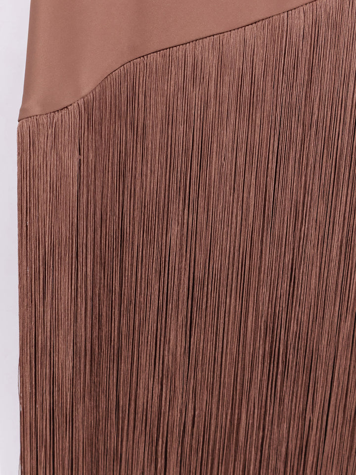 Pinko Dresses - Marroni | e7005a3a442aa3109611f20eee2ccd70ebe5ce48