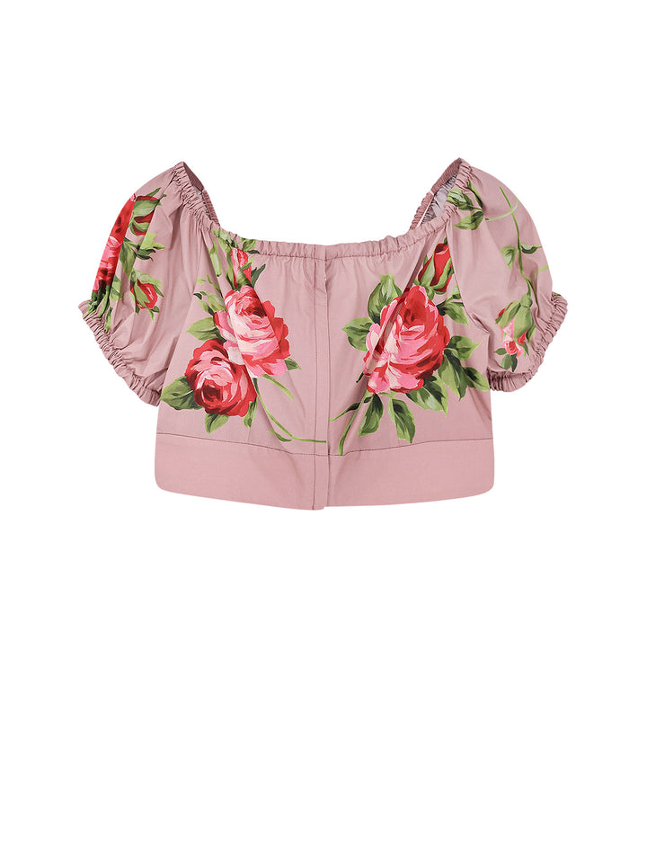 Dolce & Gabbana T-shirts and Polos - BOUQUET ROSE ROSA | f14a91f47b69b328325806d8251941c9eda78e4c