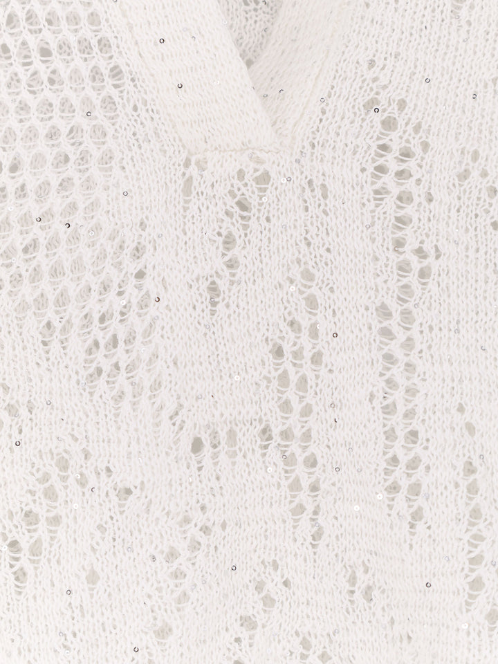 Brunello Cucinelli Sweaters - WHITE | dc1548ed55565572c6be591032a28f4c79452975