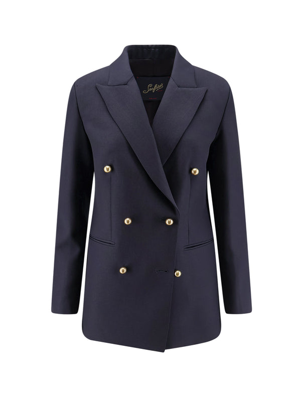 Berry Virgin Wool Blazer