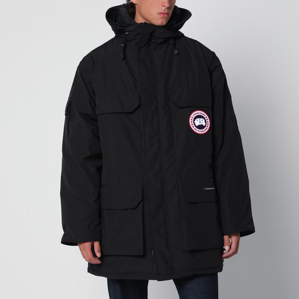 Expedition Parka In Black Arctic Tech