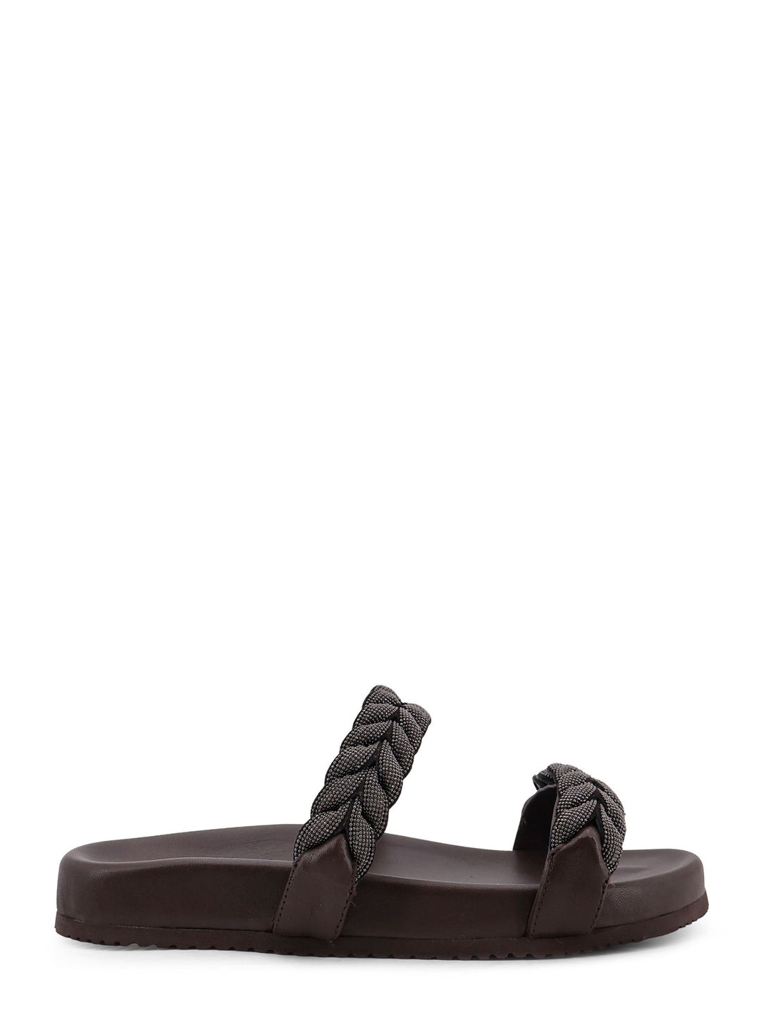Brunello Cucinelli Sandals - DARK BROWN | 220fc874feefbe1e5a3f79c39c78d573240e10c3