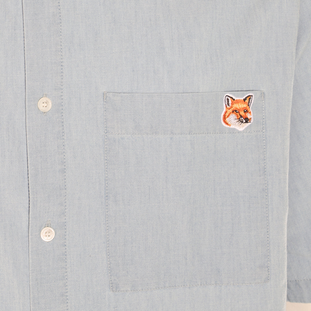 Maison Kitsune' Shirts - Blue and green | fe0235880590e523af25618ce00829f4fa2ca5d7