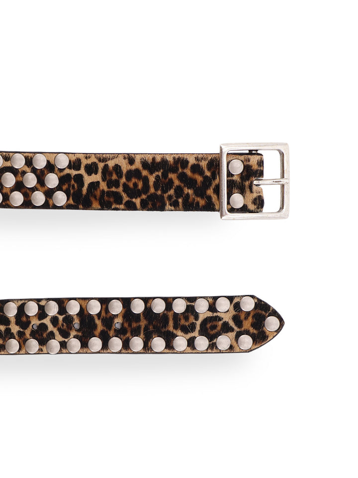 Golden Goose Belts - BEIGE BROWN LEO BLACK | 5c80d2480fa88bd6efe1bffb133f9aca4d517d76