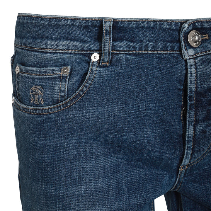 Brunello Cucinelli Jeans - MID BLUE | a235ea140f3cde790d5e92c62b534c499d323d43