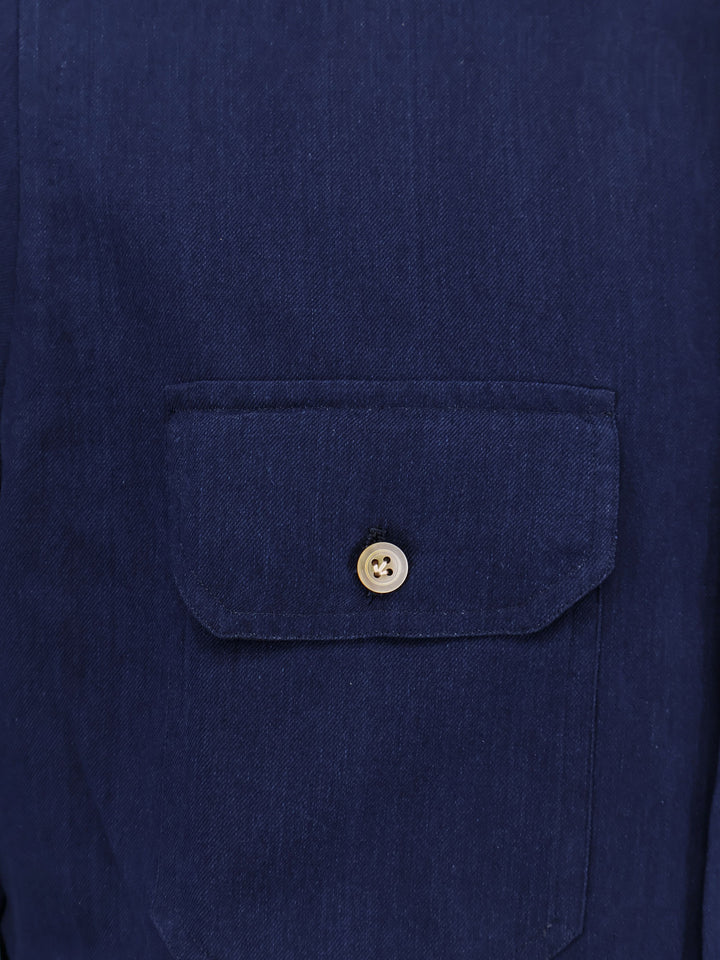 Kiton Ciro Paone Shirts - Blue and green | 5bc09cf6d8c01ad9631492820ef0dd365020e9b3