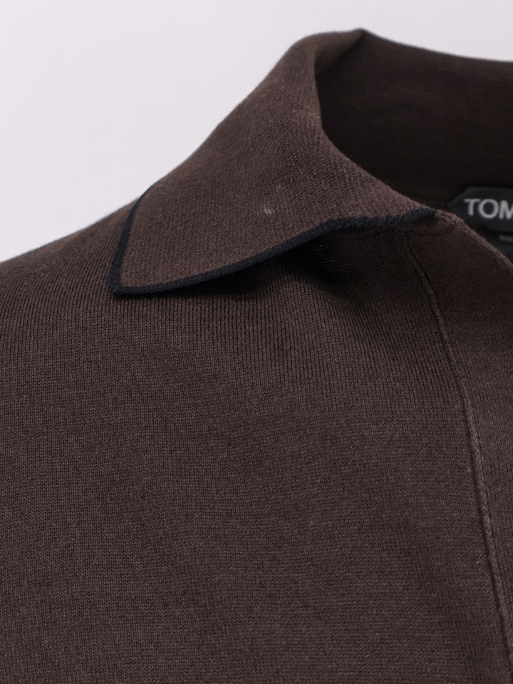 Tom Ford T-shirts and Polos - CHOCOLATE | 8c181c4d8c1496e66a181dfe0dcfe00e3e6c976b