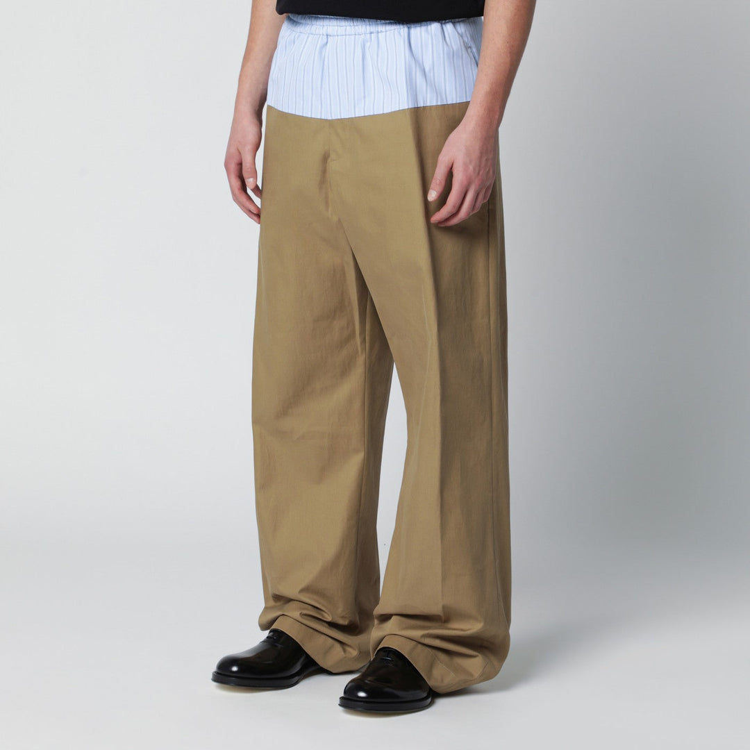 Dries Van Noten Pantaloni - Beige | 4ed4e9962b5f01fde32268db753e8ca25392a522