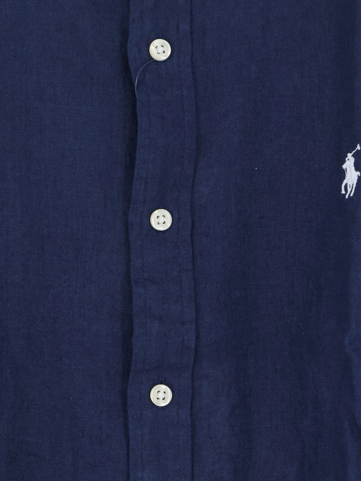 Polo Ralph Lauren Shirts - NEWPORT NAVY W  WHITE PP | a8fd344717220b67080030443dd928bfcc1b0c5b