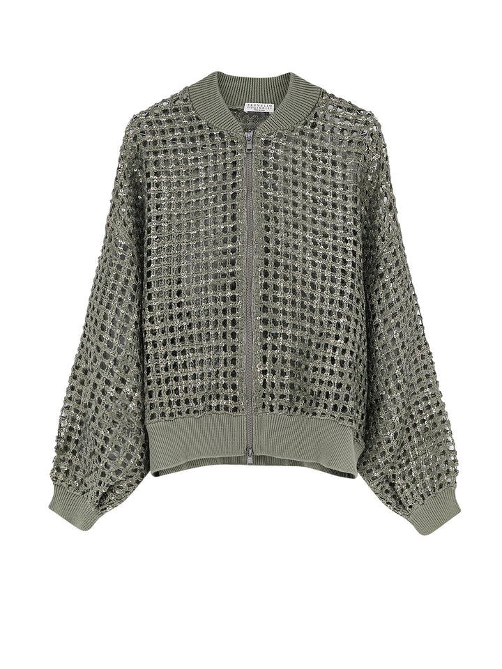 Brunello Cucinelli Sweaters - EUCALYPTUS | 9a61b5f36caaa61a05919c3bcb515d602bf7fe84
