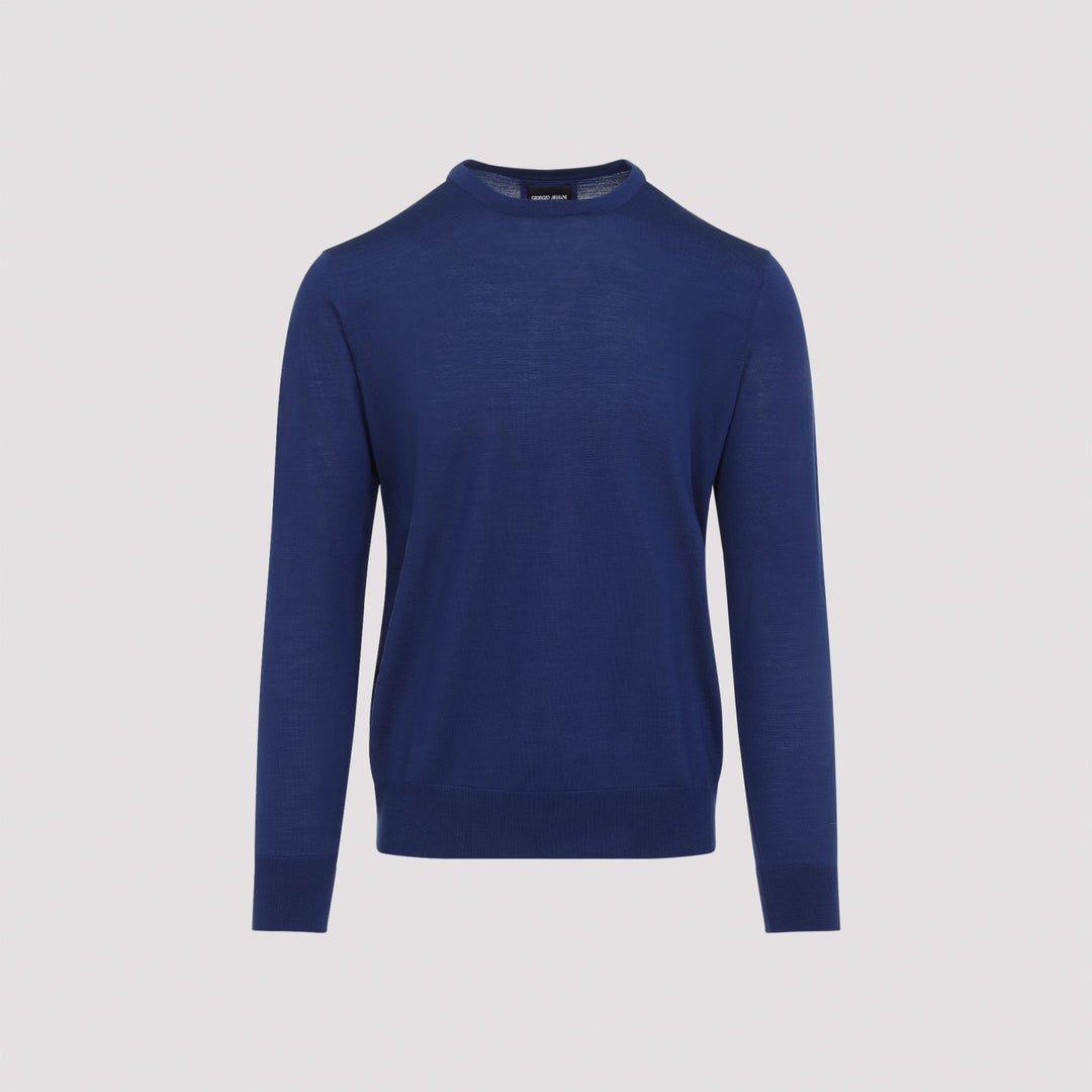 Giorgio Armani Sweater - Blu | 02039ac089fe5ba19baf811f025825e86a5df31d