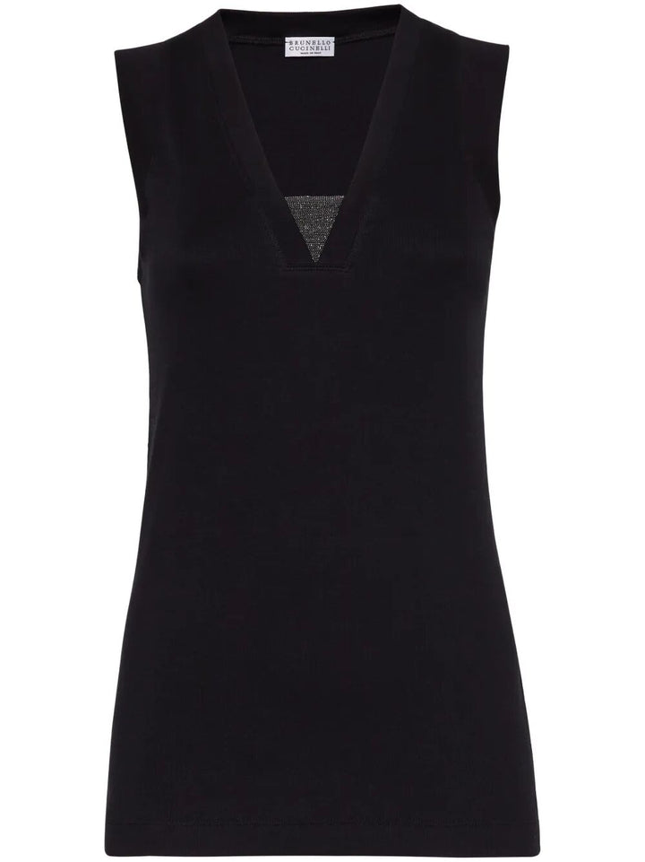 Brunello Cucinelli Top - Nero | cc27d4ac190194d7d8060416dddb3f1e9303f933