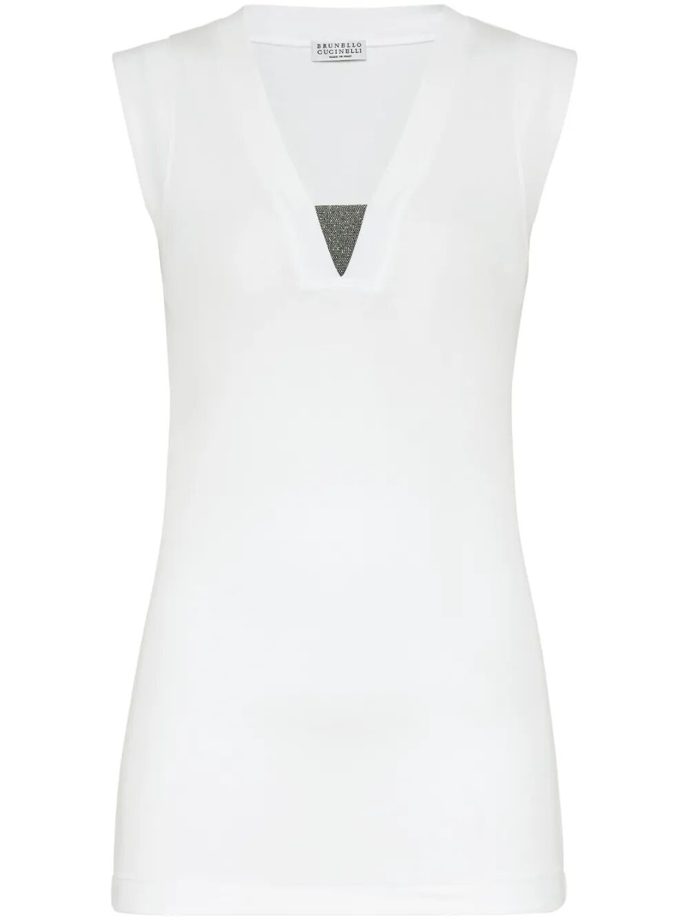 Brunello Cucinelli Top - Bianco | b6679306c74b00192ef9d54ae73e2e3cc828ed71