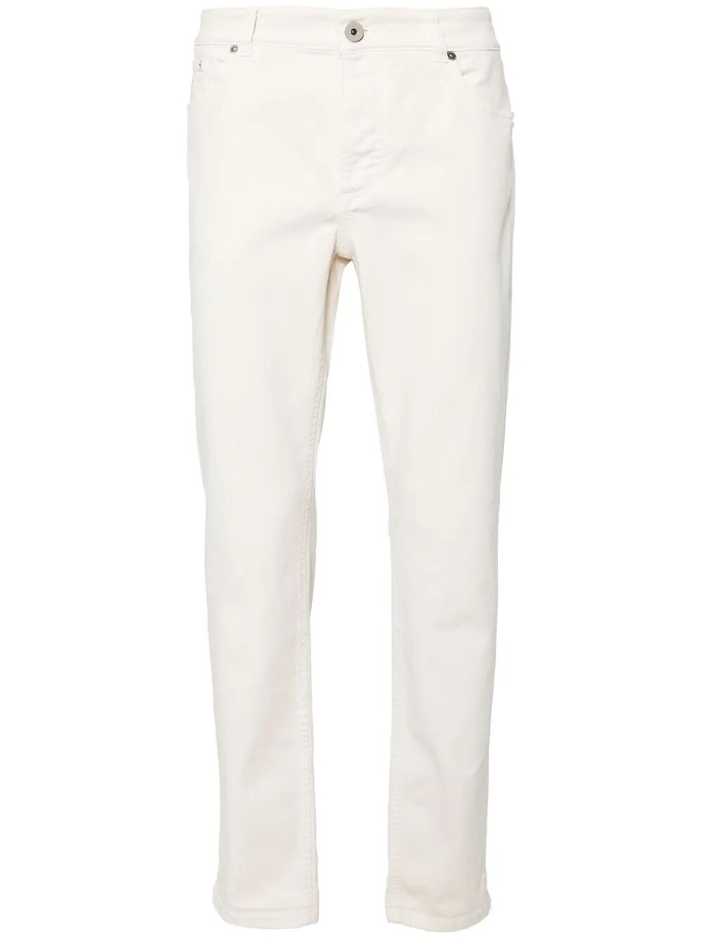 Brunello Cucinelli Straight leg - Bianco | ddfbbd31a45197eea657fc96a4f11b3967565fb5