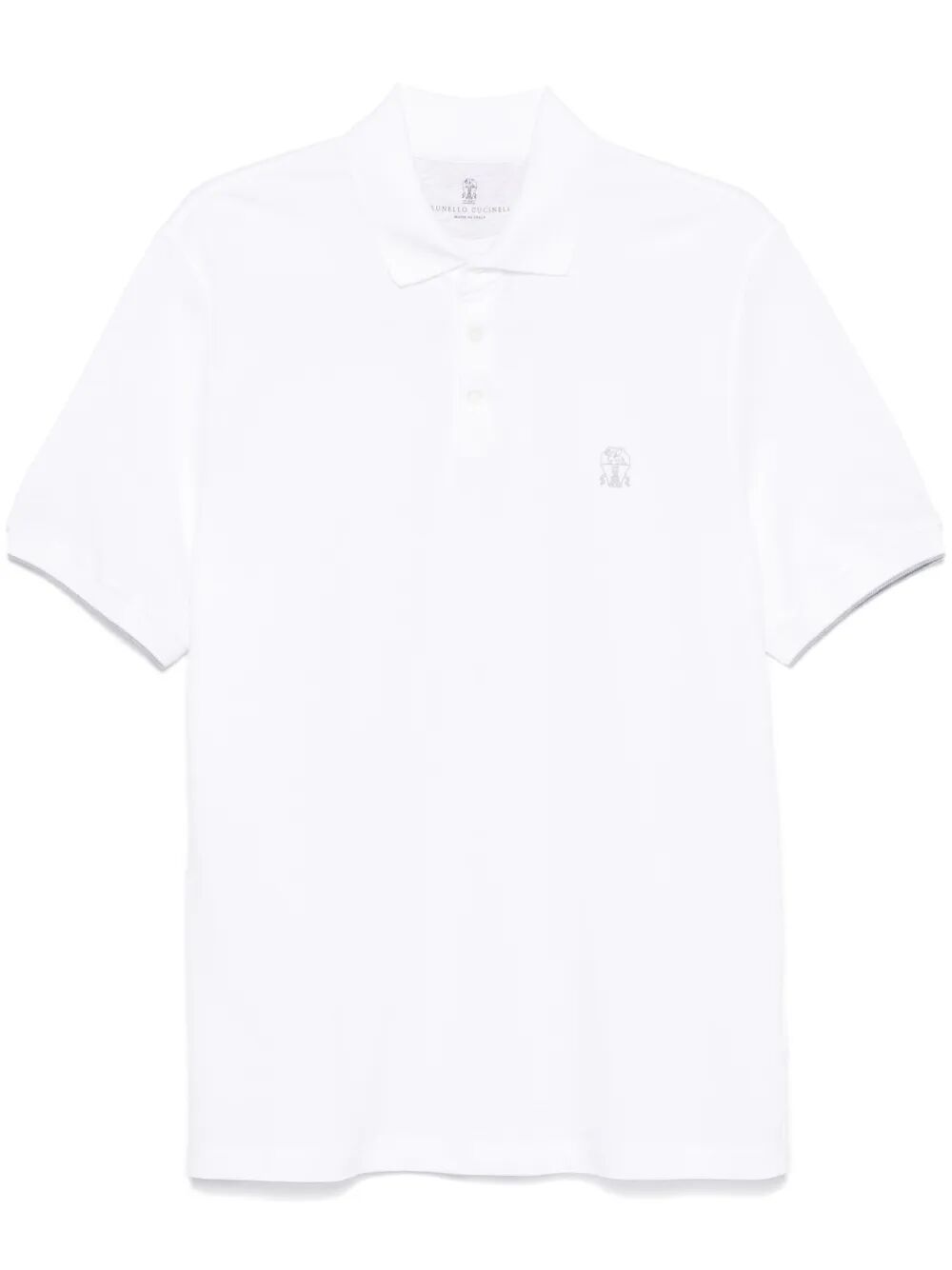 Brunello Cucinelli Polo - Bianco | af001c4af5dec7defb1f9c9d1b75e43fb09d5fec