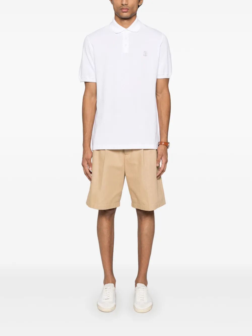 Brunello Cucinelli Polo - Bianco | 0701eb54b0ffef01647c3a8f46654abde90a03c9