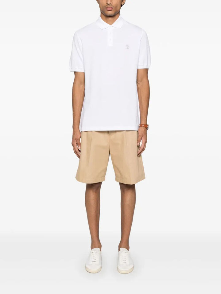 Brunello Cucinelli Polo - Bianco | 0701eb54b0ffef01647c3a8f46654abde90a03c9