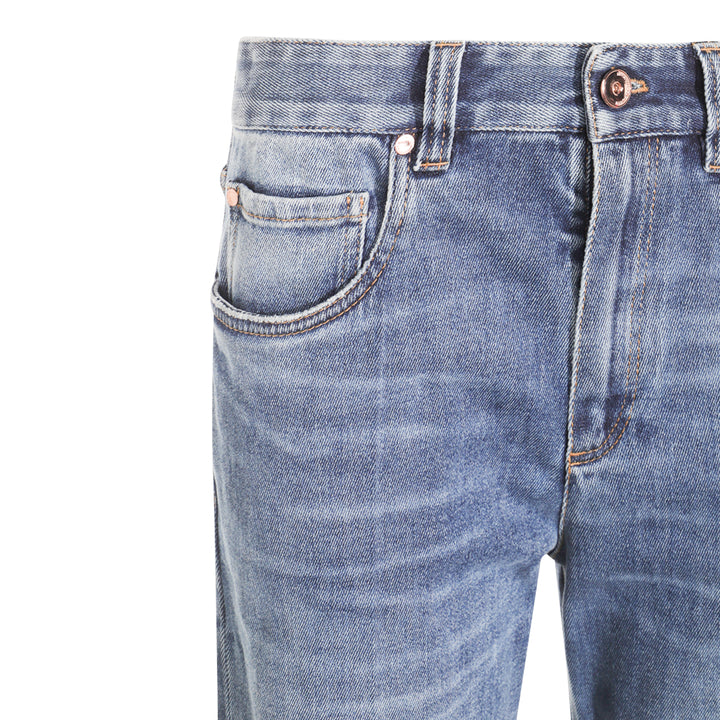 Brunello Cucinelli Jeans - Blue and green | 5937f1b7f4da245ad449c7722dfac21b42d58684