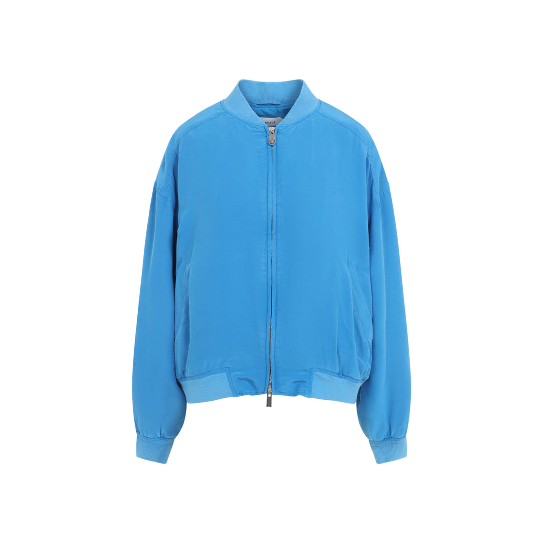 Versace Bomber jackets - Blu | c2a117cae32d7d96273519deac1300d43401e3e3