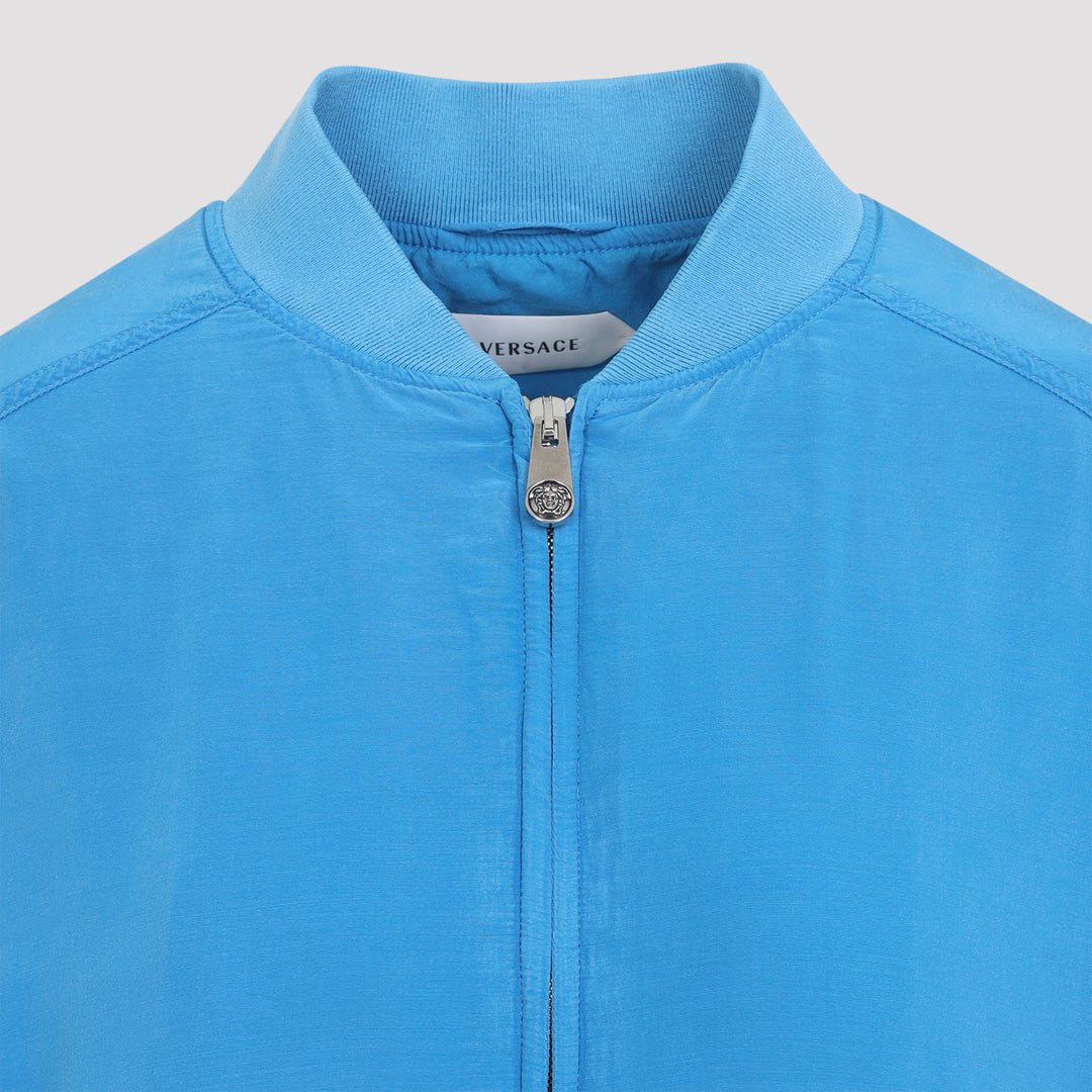 Versace Bomber jackets - Blu | c8a1d0fb91100abcfaaf8b042ad0a7991364f501