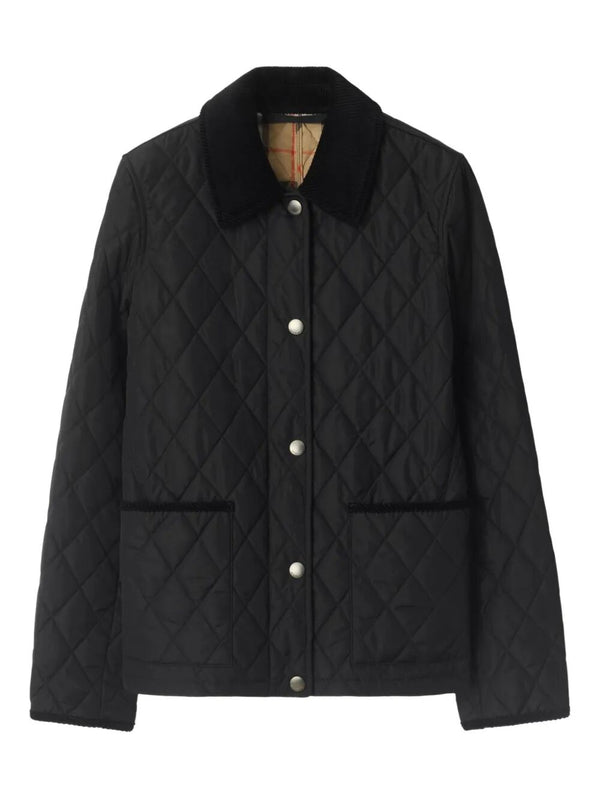 Giacca Dorset Trapuntata In Nylon Con Interno Check