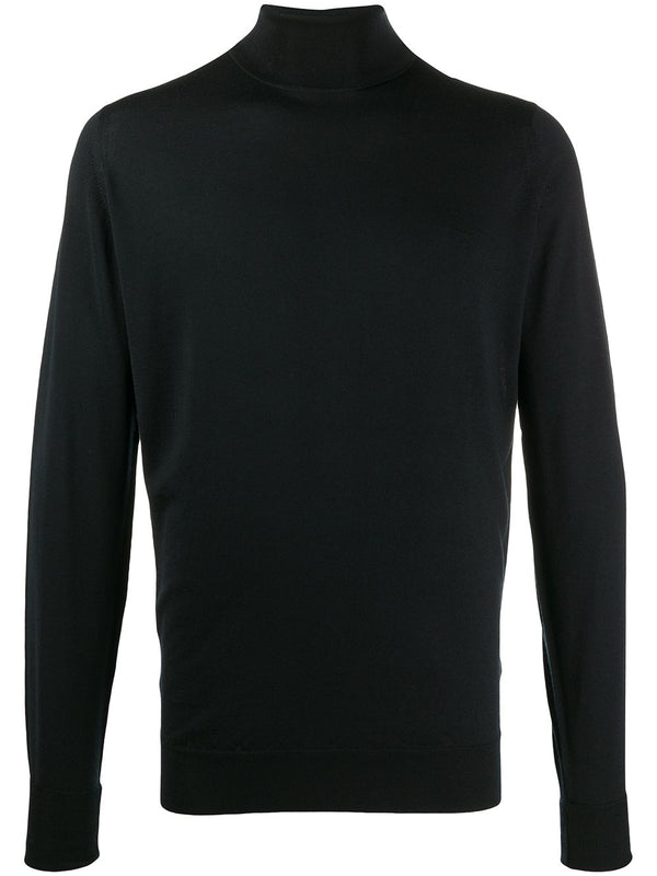 Maglione Richards A Collo Alto In Lana Merino Extrafine