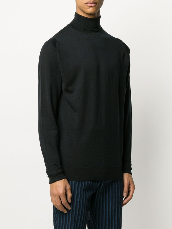 John Smedley Turtle neck - Nero | 25ce783484e81fdbfc3318dd74ad0a9dd37750d3