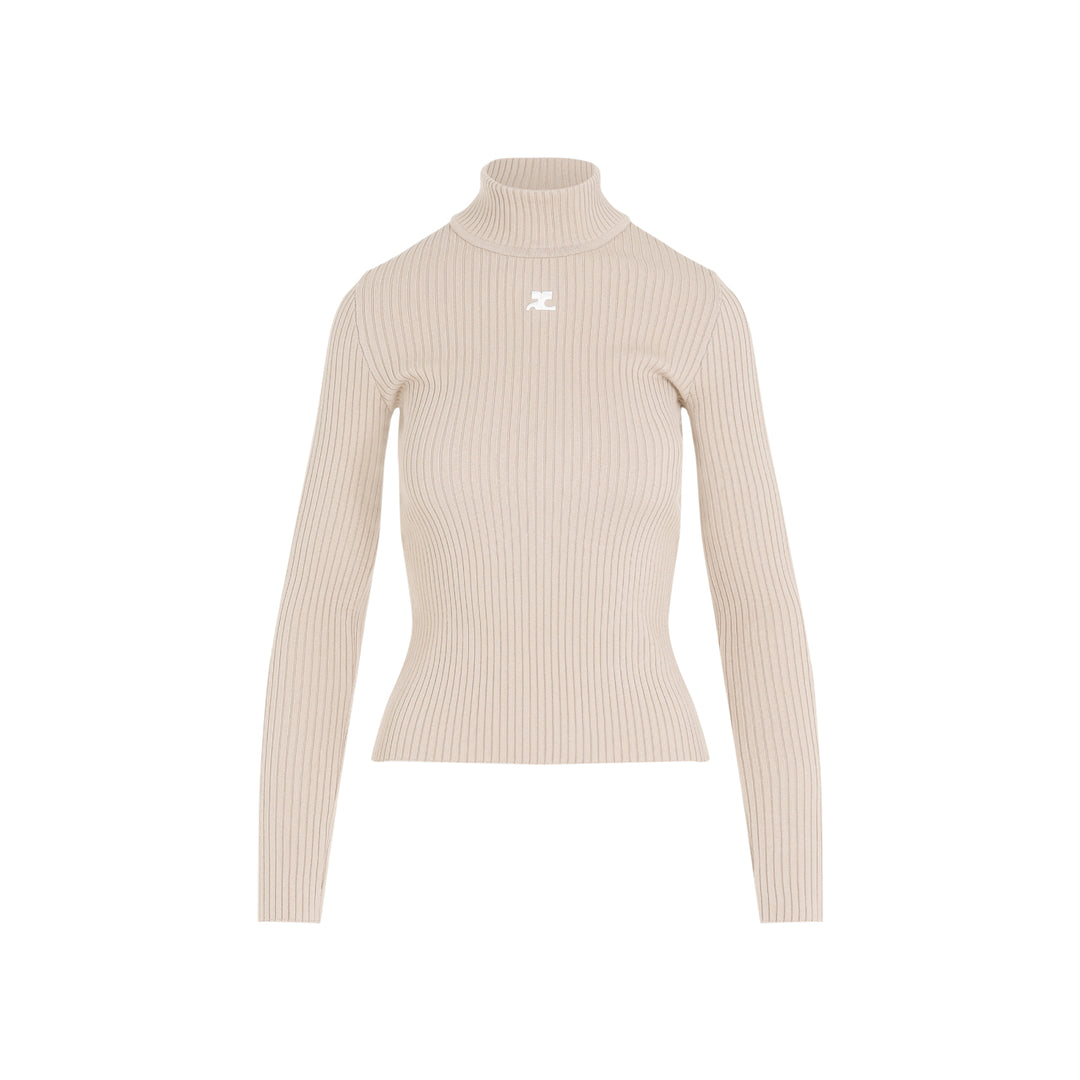 Courreges Pullover - Nude & Neutrals | 201ed473894726a9a00df7a362343f0c1b4c1a3a