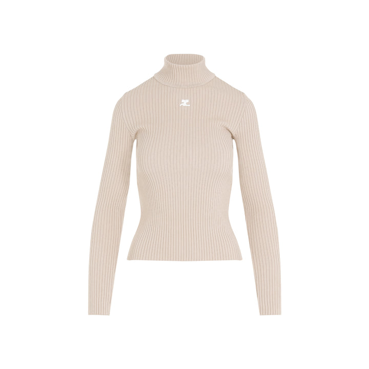 Courreges Pullover - Nude & Neutrals | 201ed473894726a9a00df7a362343f0c1b4c1a3a