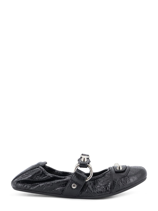 City Flat L005 Leather Ballerinas