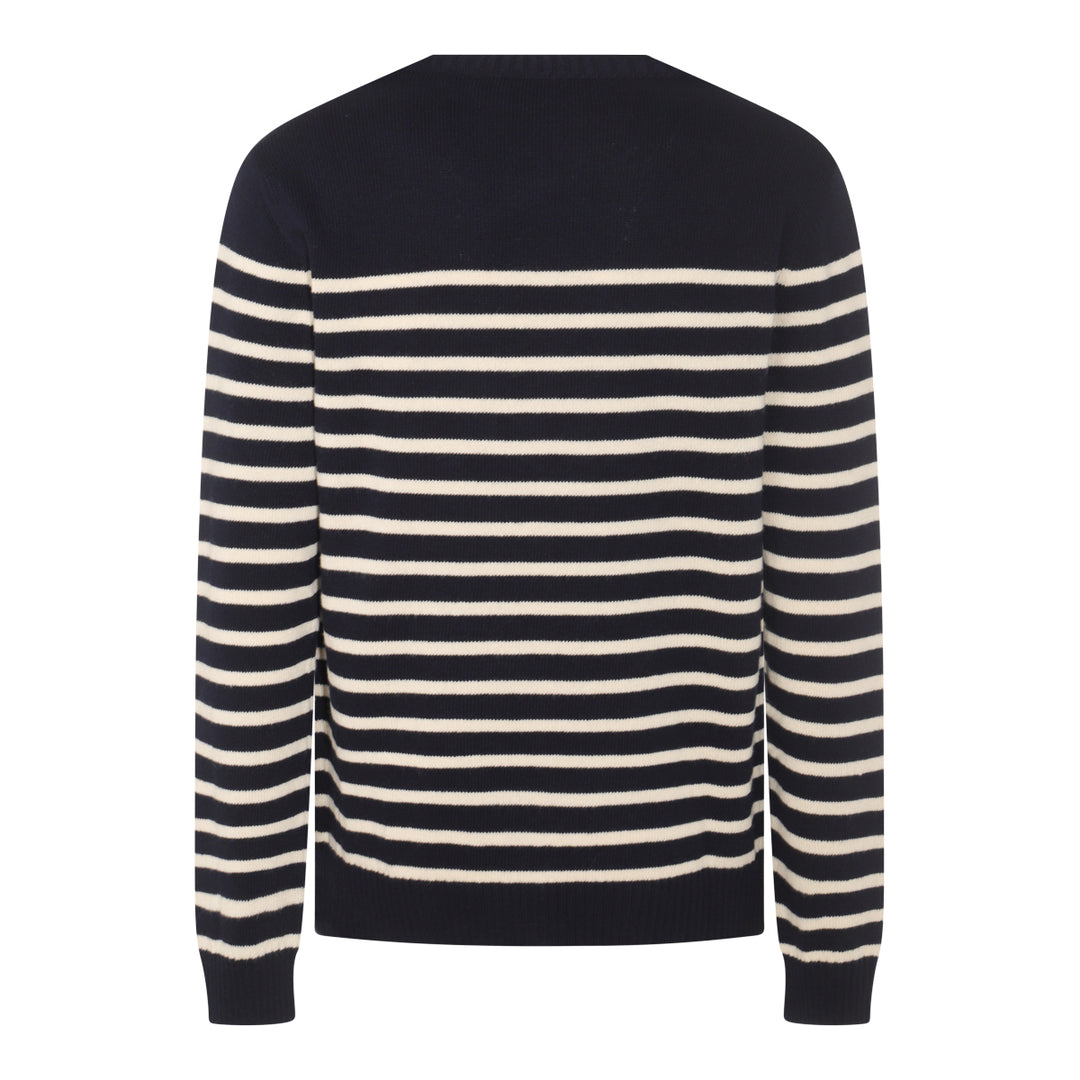 Valentino Sweaters - NAVY-WHITE | 6f7af0d7597f2321524142fce6c4aeee649a0d1f