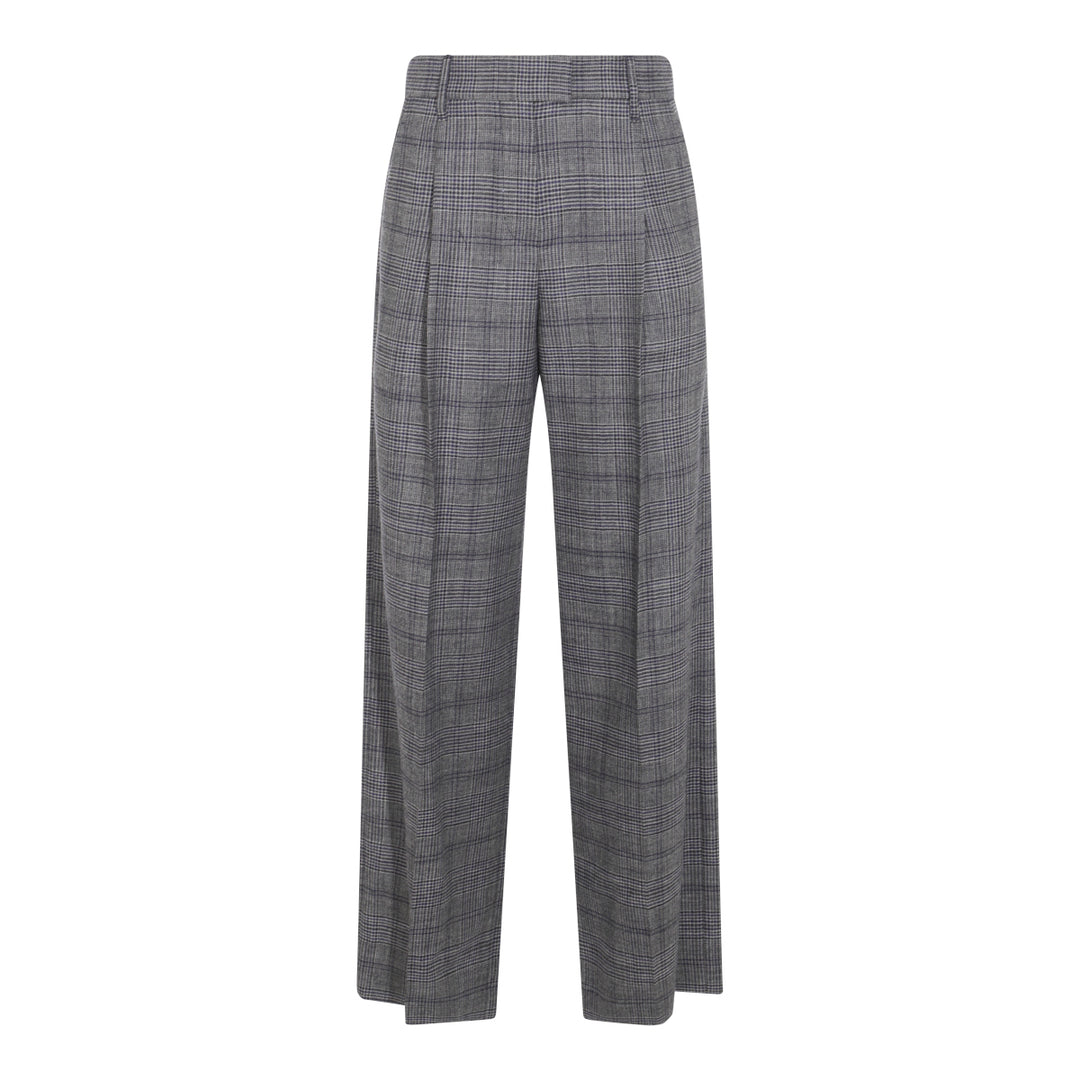 Brunello Cucinelli Trousers - BLUE/GRIGIO | fb21a19fc7e2341af6dfbb0ce627de94ff0940b8