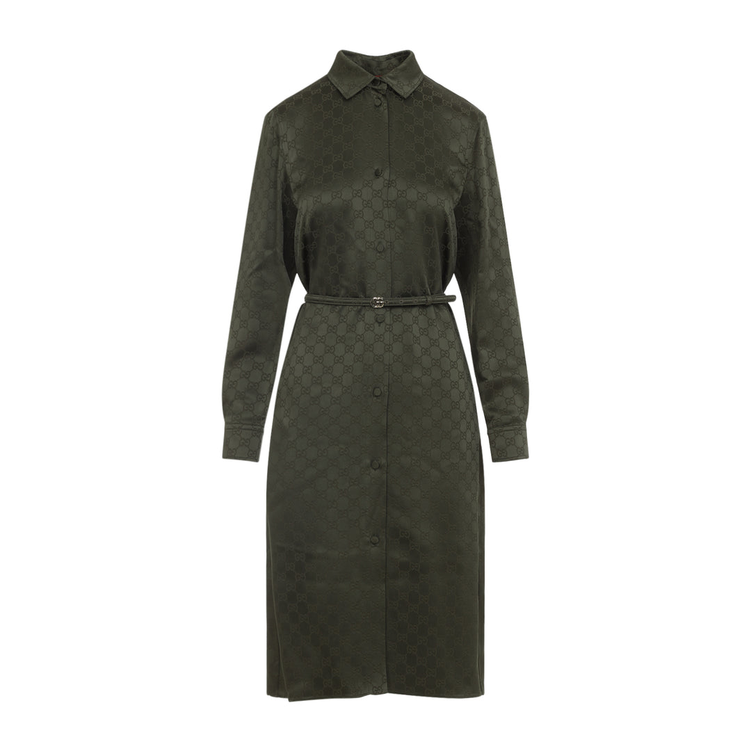 Gucci Midi dresses - Verde | ab954b408dde2daf710b0bea19bf804f98c27965