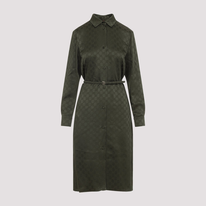 Gucci Midi dresses - Verde | 352160ee83884c15186d04a7bdc34ac43c381978