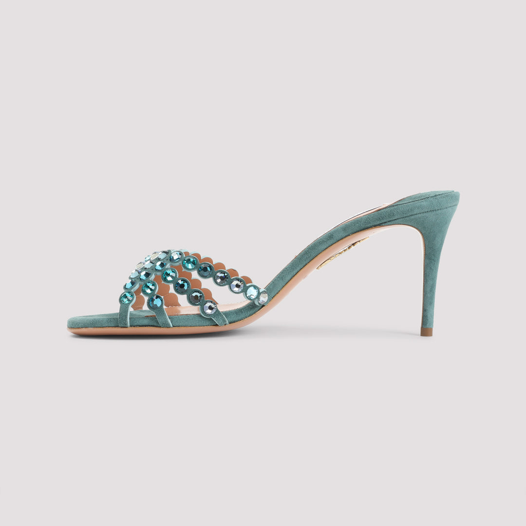 Aquazzura Mules - Blu | dccf9aaecfe611cf329655a59bf262fdd3ddb7f2
